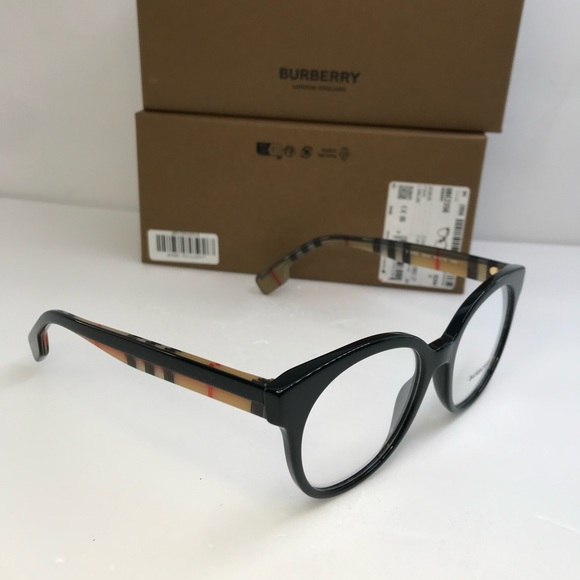 New 💯Authentic - Burberry Jaqueline Demo Round Unisex Eyeglasses BE2356 - Picture 5 of 14